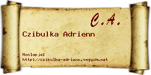Czibulka Adrienn névjegykártya