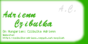 adrienn czibulka business card